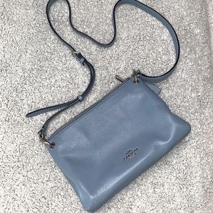 Baby blue Coach Crossbody
